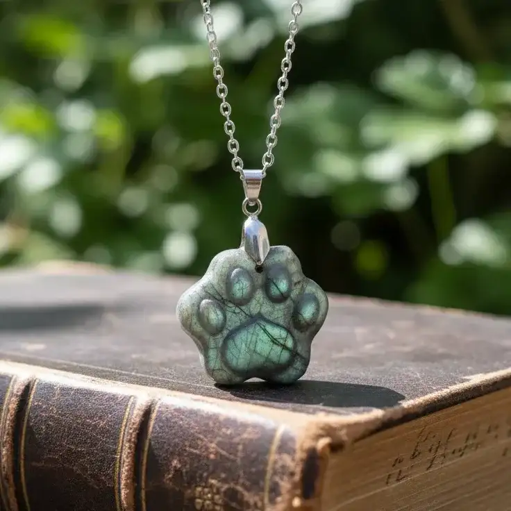 Pendentif patte en Labradorite (PE2022 - 5) (Copie)