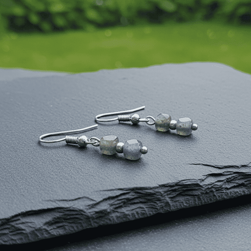 Boucles d'oreilles en Saphir (BO245)