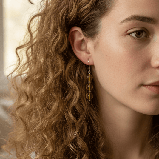 Boucles d'oreilles en Ambre (BO246)