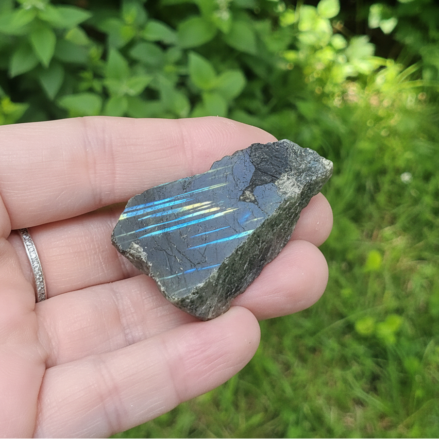 Labradorite 1 face polie 32g (PRGFL575 - 18)