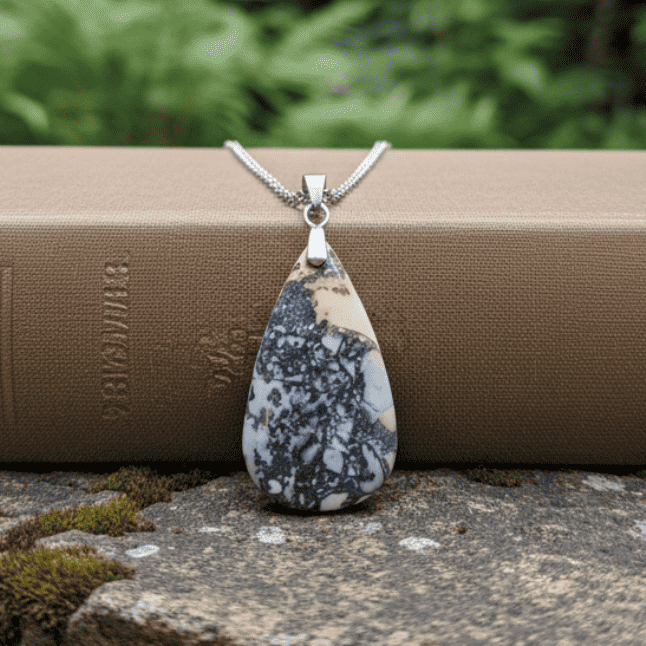 Pendentif en Jaspe Maligano (PE1263)
