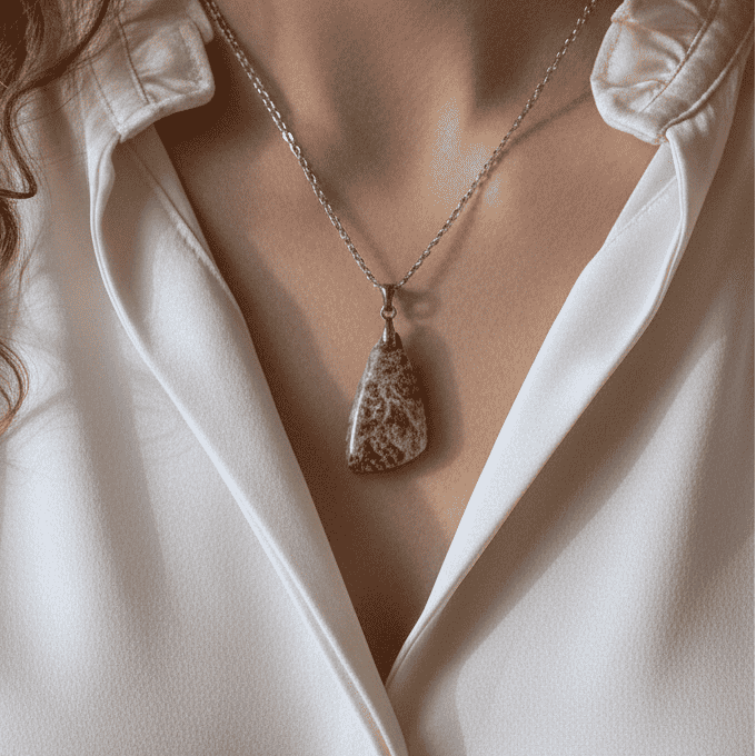 Pendentif en Kämmererite (PE2143)