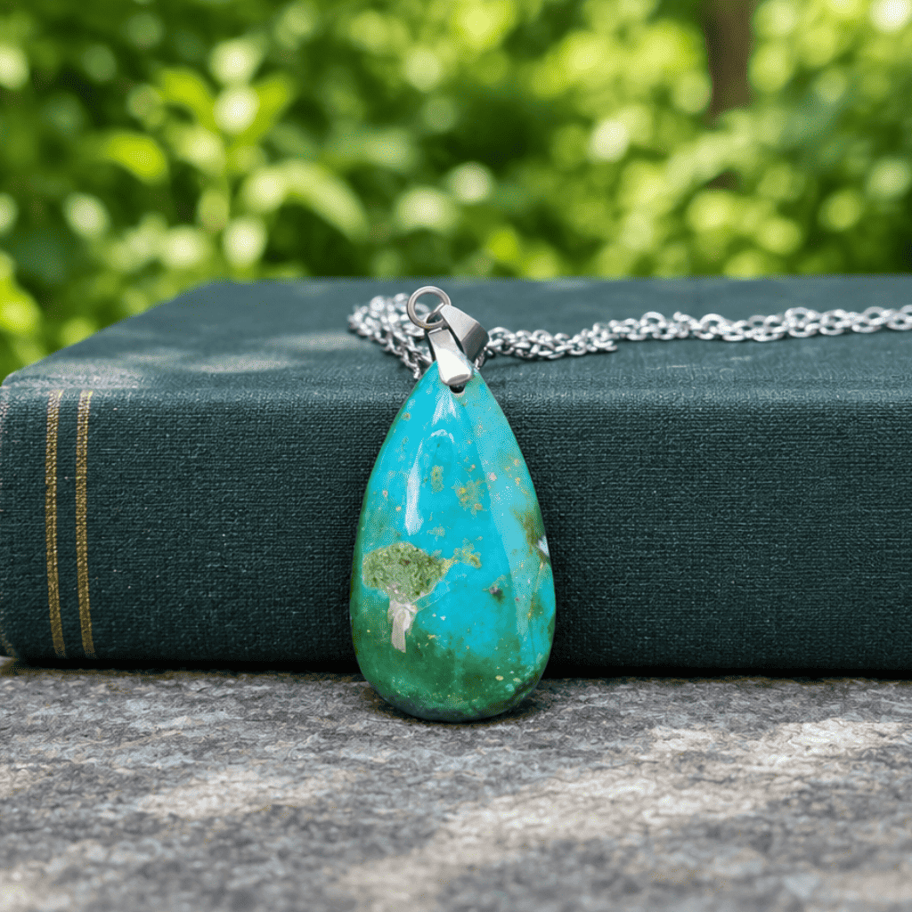 Pendentif en Chrysocolle (PE1647)
