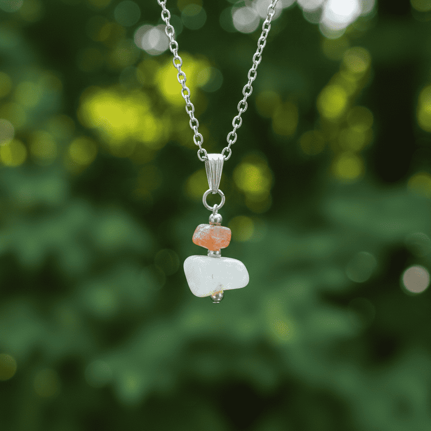 Pendentif en Opale Welo et Topaze impériale (PE2161)