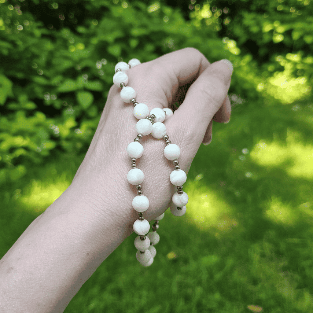 Collier en perles de Nacre (COL26 - 1)