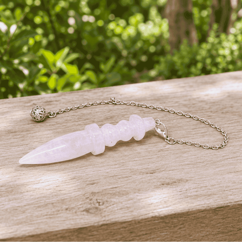 Pendule Thot en Quartz rose (PEND20)