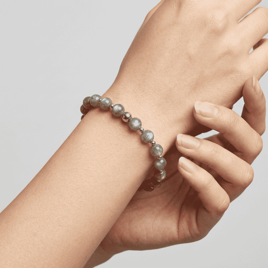 Bracelet en Labradorite en 7mm