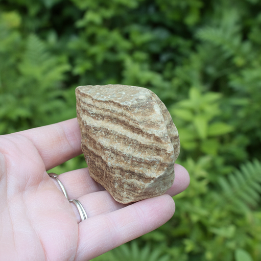 Aragonite brute zonée 113g (MB198)