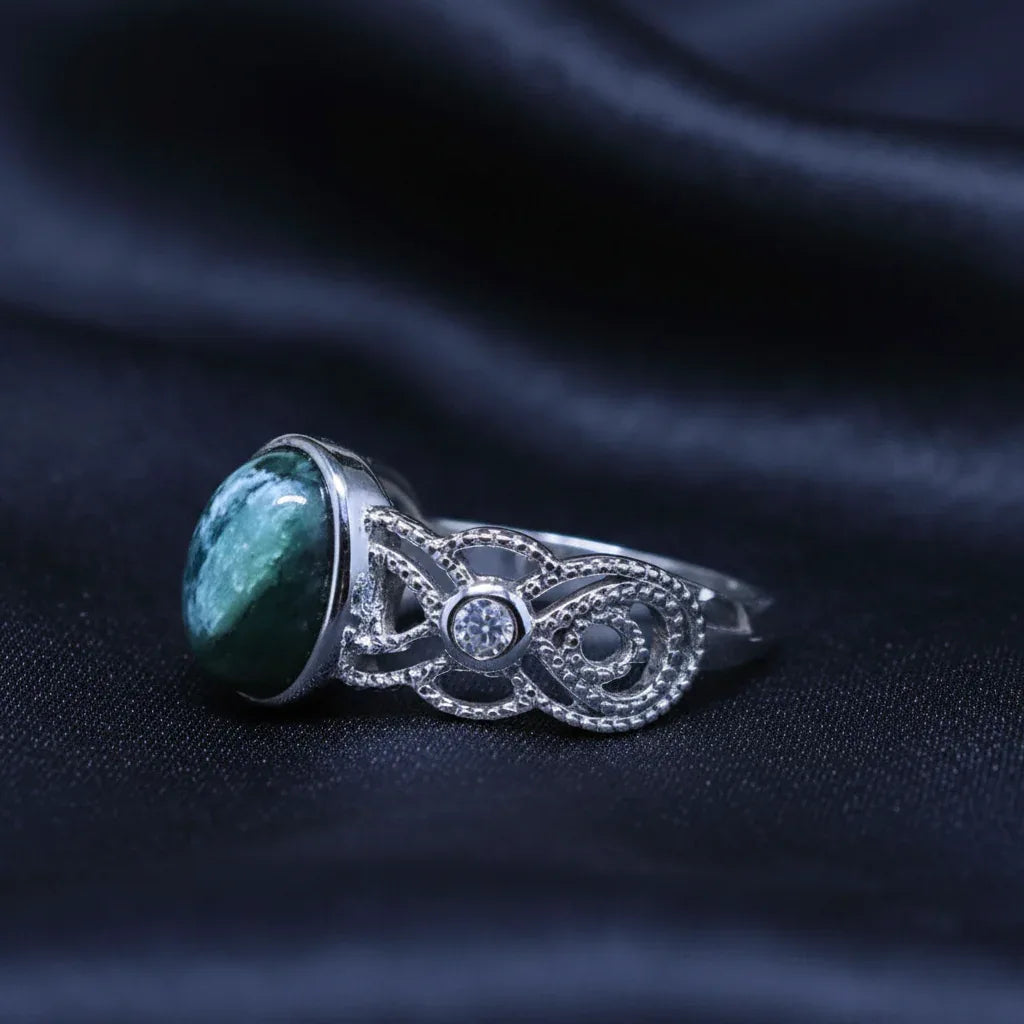 Bague réglable en Séraphinite (BAG73-5)