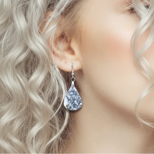 Boucles d'oreilles en Jaspe Maligano (BO164)