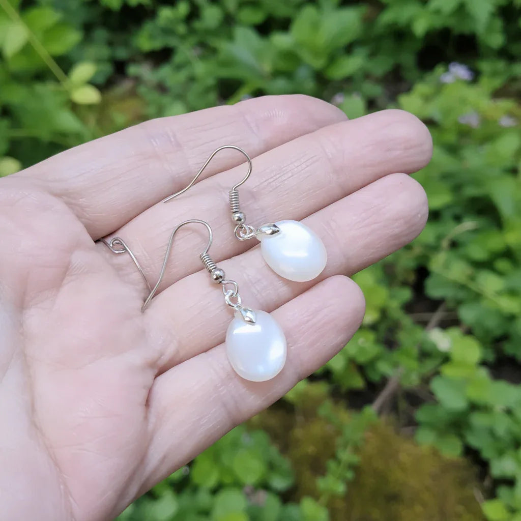 Boucles d'oreilles en Pierre de Lune (BO209-2)