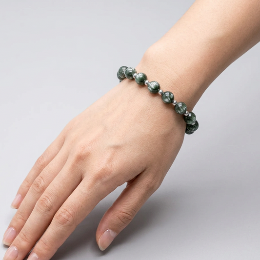 Bracelet en Séraphinite