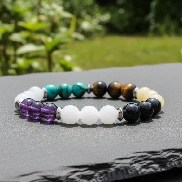 Bracelet 7 chakras principaux