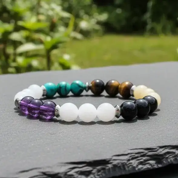 Bracelet 7 chakras principaux