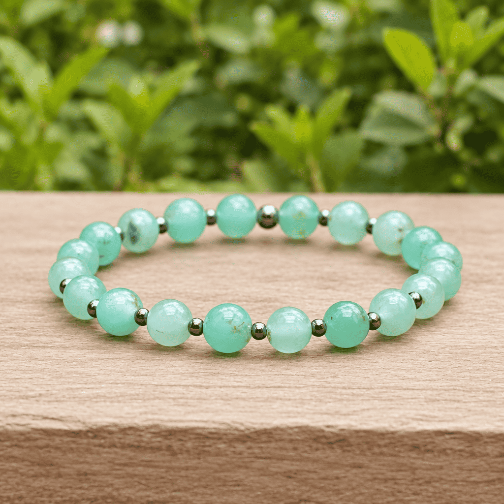 Bracelet en Chrysoprase - 15