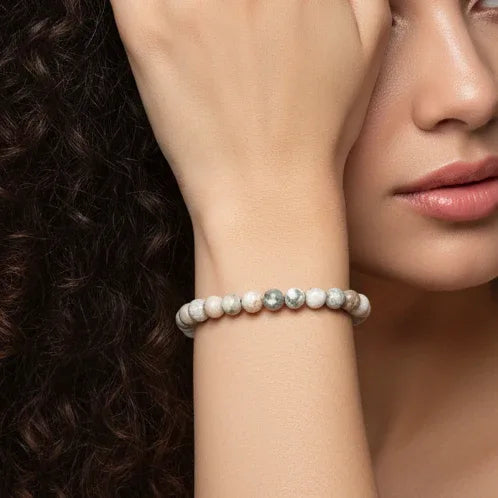 Bracelet en Corail fossilisé