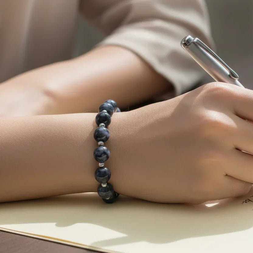 Bracelet en Gabbro