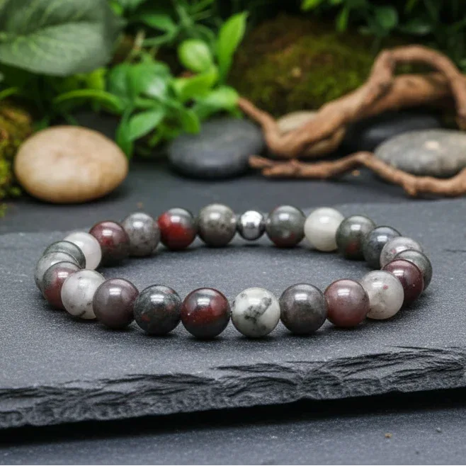 Bracelet en Jaspe Vulcain - 21