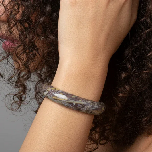 Bracelet jonc en Marbre Sabalgarh (BR402-2)