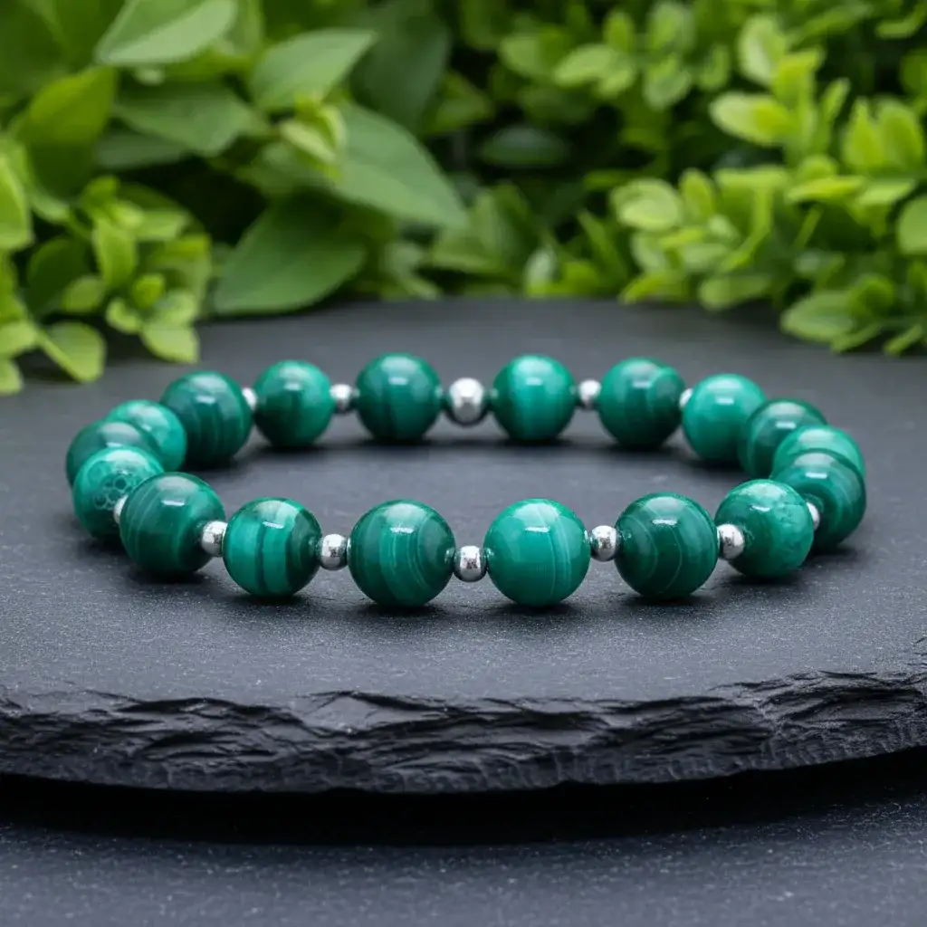 Bracelet en Malachite 8mm - 21