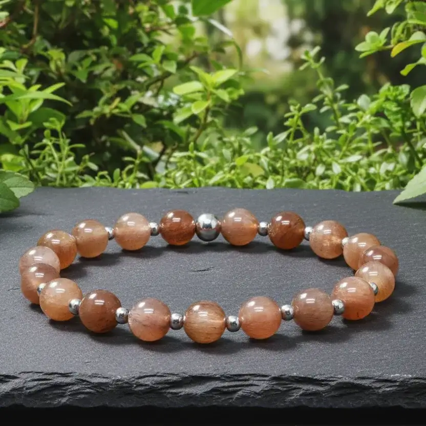 Bracelet en Pierre de Soleil - 21