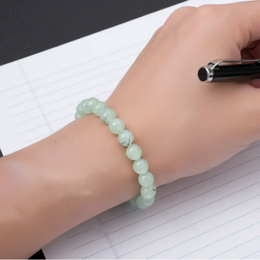 Bracelet en Prehnite