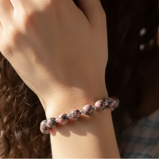 Bracelet en Rhodonite