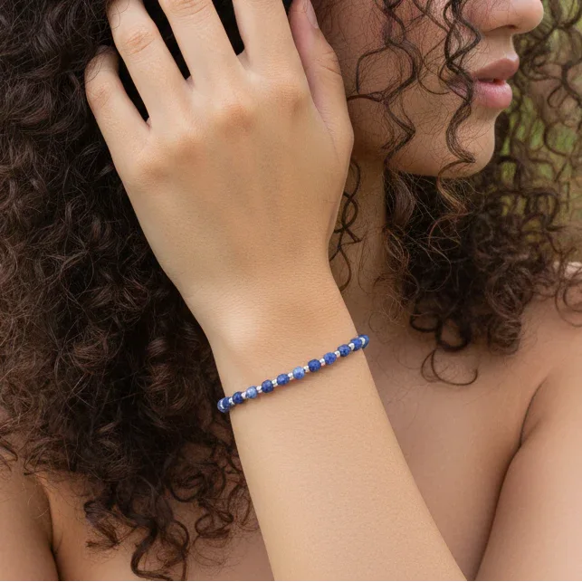 Bracelet en Sodalite 4mm