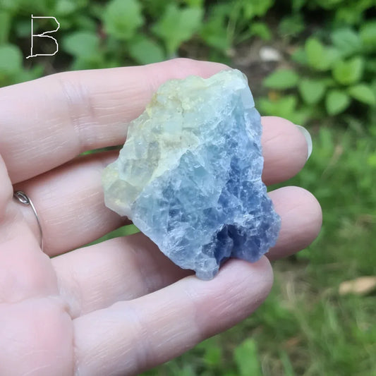 Calcite bleue brute au choix (MB556)