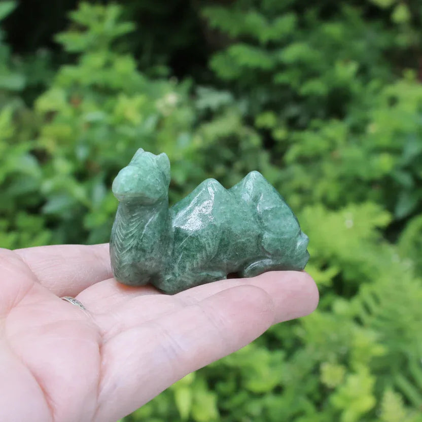 Chameau en Aventurine verte 45g (PRGFL614-1)