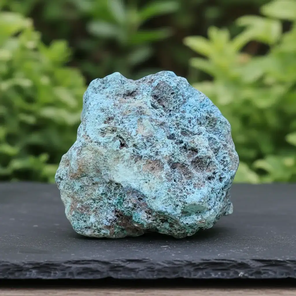 Chrysocolle et cristaux de Dioptase brute 57g (MB202 - 3)