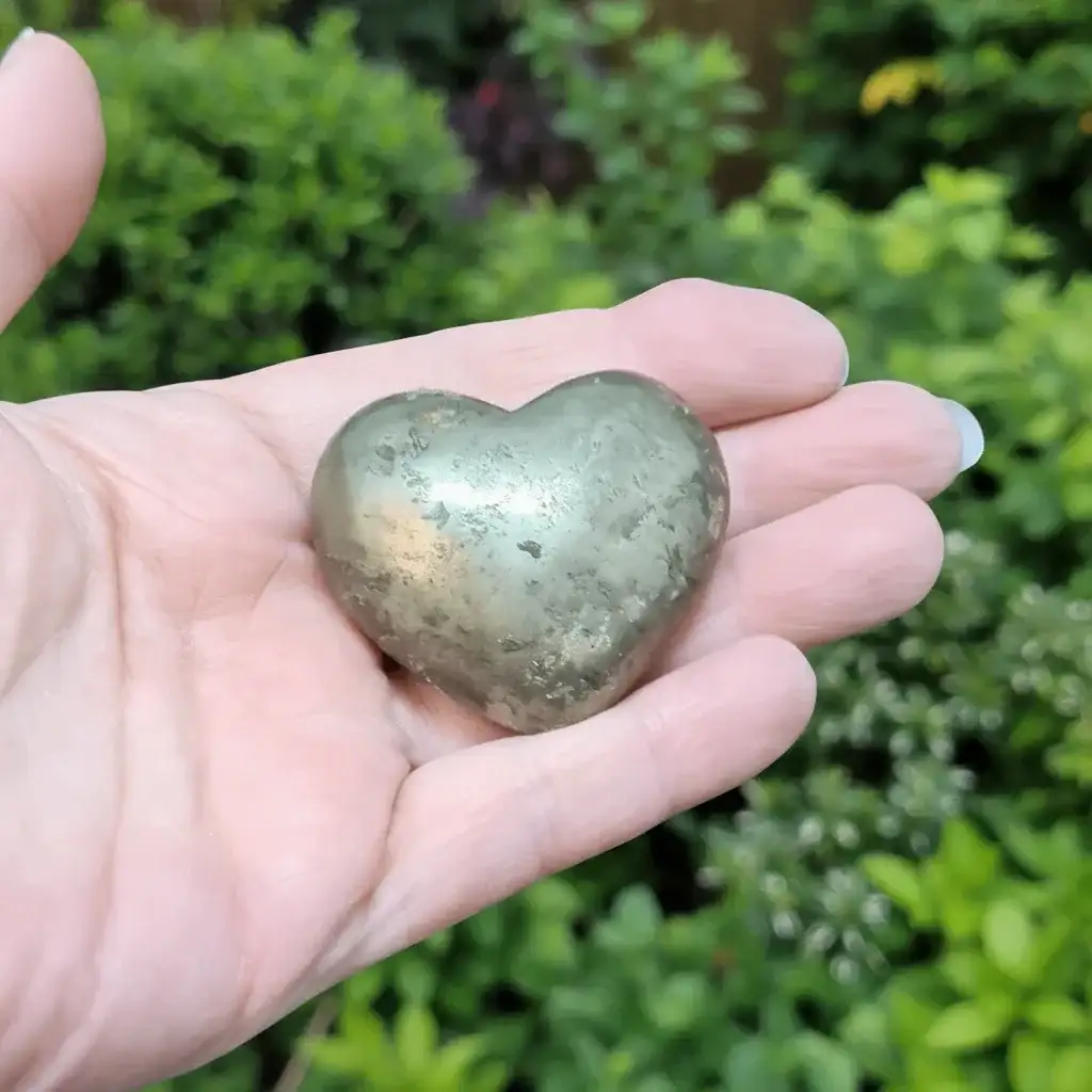 Cœur en Pyrite 94g (PRGFL661 - 2)