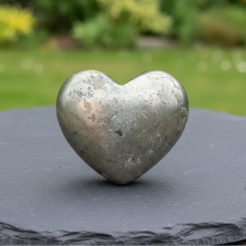 Cœur en Pyrite 94g (PRGFL661 - 2)