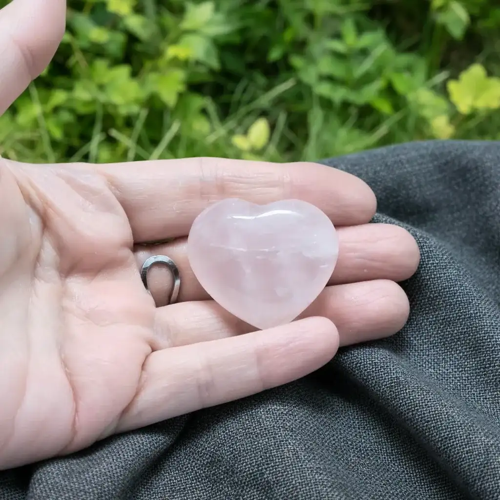 Cœur en Quartz rose (PRGFL607)