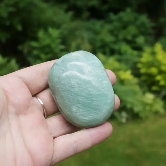 Galet en Amazonite 103g (PRGFL636 - 2)