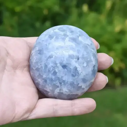 Galet en Calcite bleue 190g (PRGFL529 - 3)