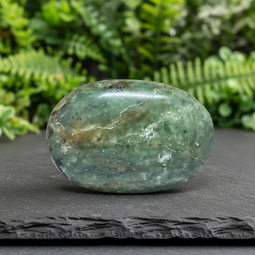 Galet en Chrysoprase 83g (PRGFL635-7)