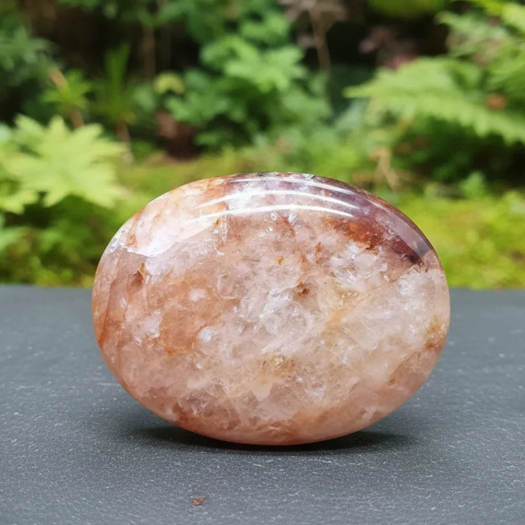 Galet en Quartz hématoïde 129g (PRGFL722)