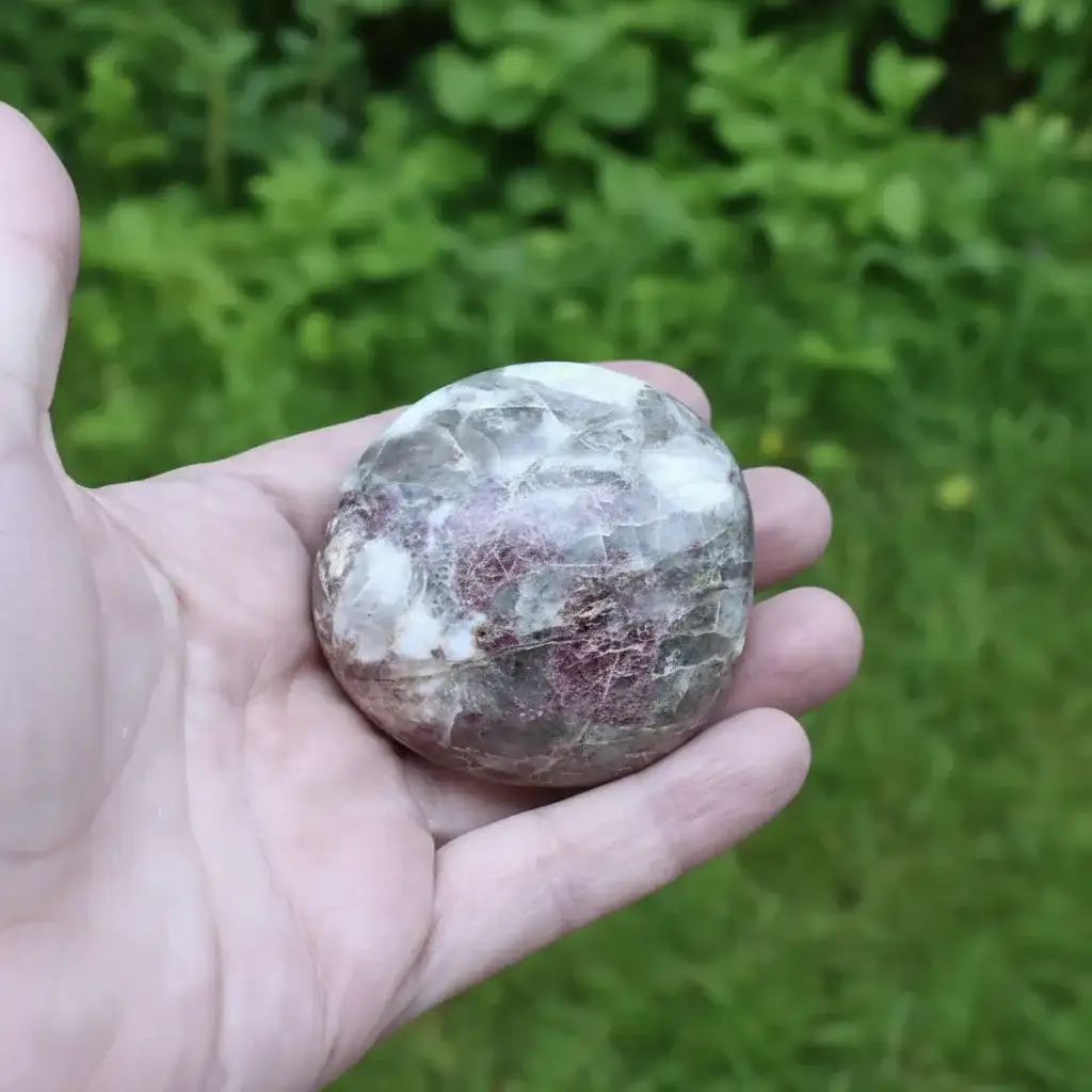 Galet en Tourmaline rose (Rubellite) 125g (PRGFL526 - 7)