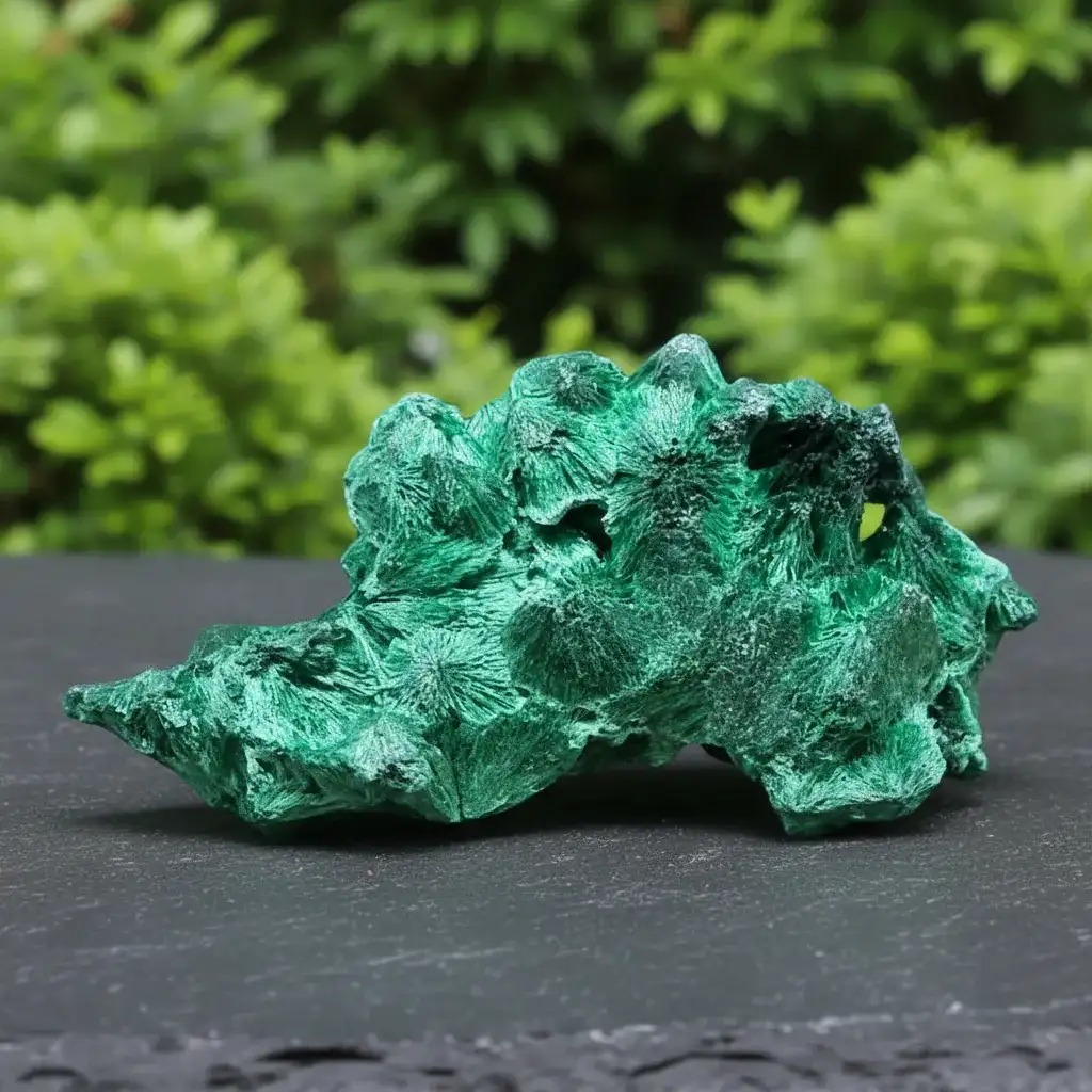 Malachite fibreuse brute 39g (MB495 - 5)