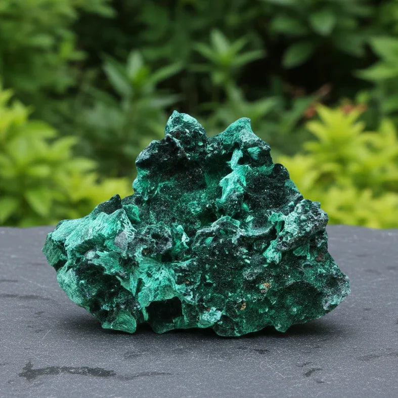 Malachite fibreuse brute 102g (MB495-4)