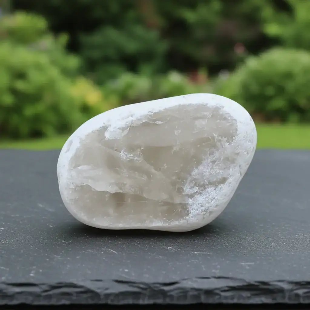 Nodule poli de Quartz fumé 44g (PRGFL510 - 7)