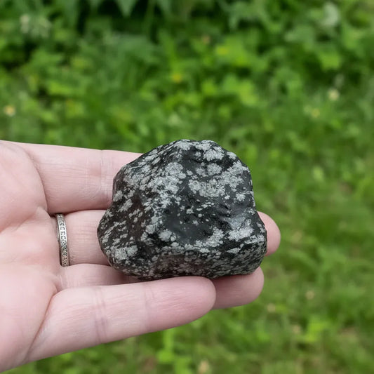 Obsidienne mouchetée brute (MB519)