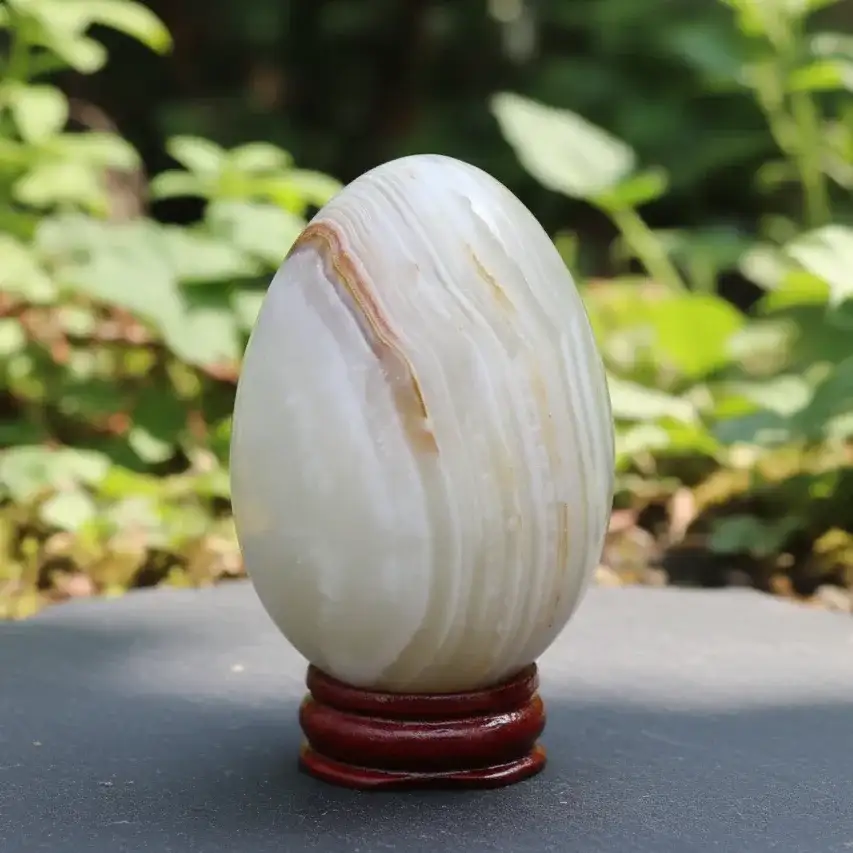 Œuf en Aragonite et Calcite 262g (PRGFL620 - 7)