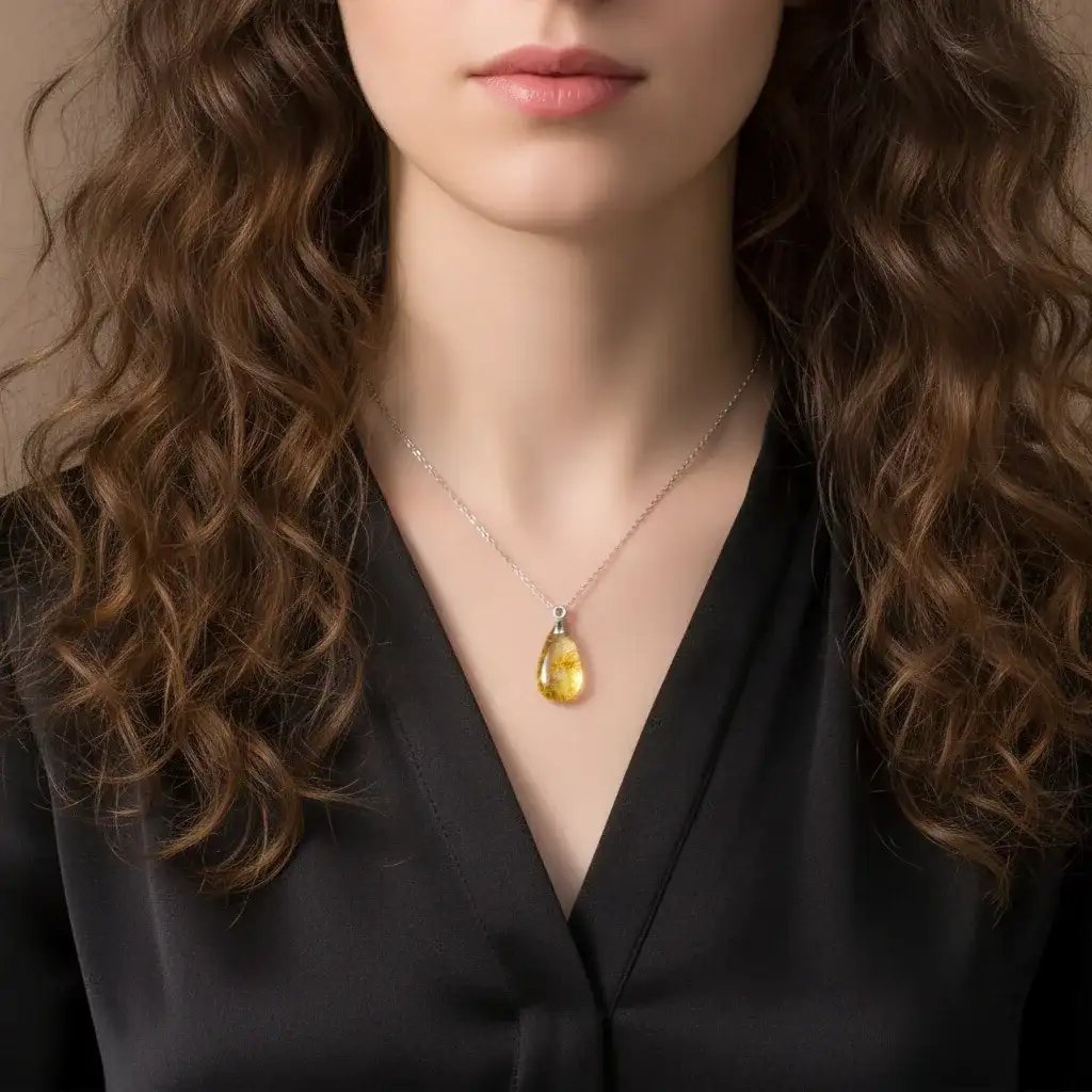 Pendentif en Ambre (PE1917 - 3)