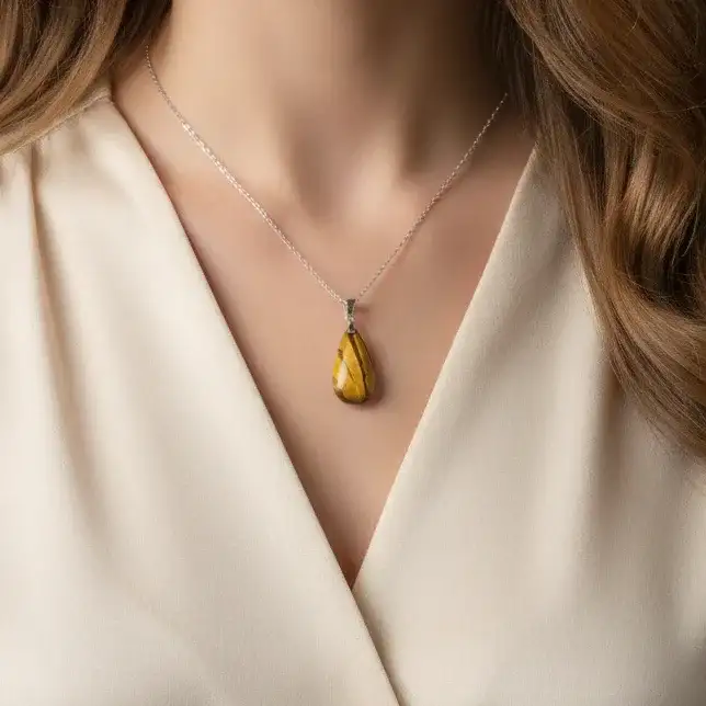 Pendentif en Œil de Tigre (PE1934)