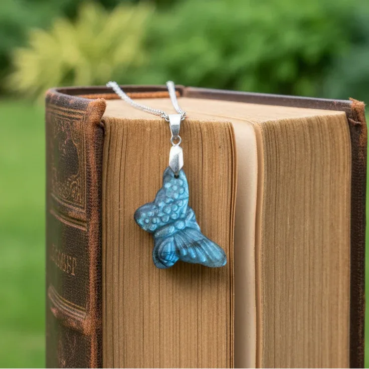 Pendentif papillon en Labradorite (PE1997-1)