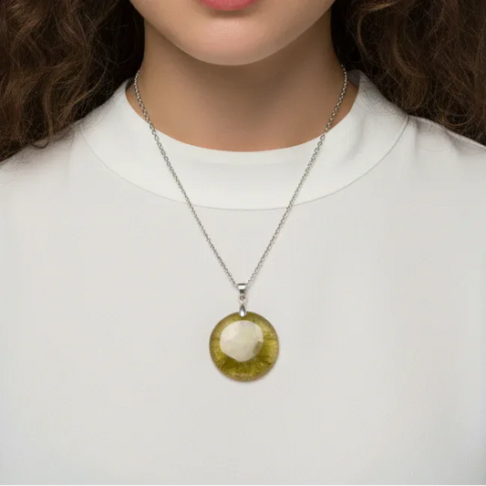 Pendentif en Grenat Grossulaire (PE1315)