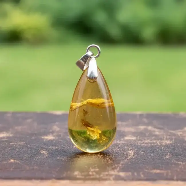 Pendentif en Ambre (PE1917 - 3)