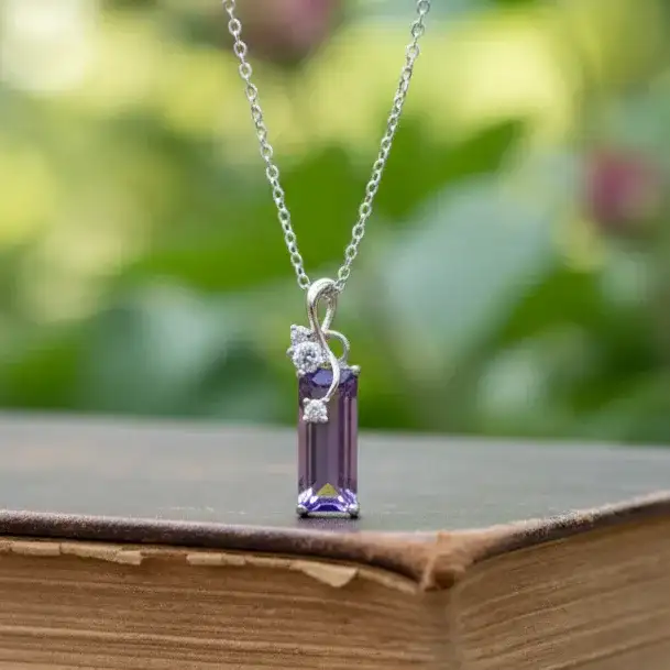Pendentif en Améthyste (PE1292)